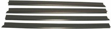 95-99 CHEVY CHEVROLET C/K FULL SIZE PICKUP fullsize WEATHERSTRIP KIT TRUCK, Rear Passenger Door, Beltline Kit, 4 pcs, w/ Red Inner Beltline, Crew Cab (1995 95 1996 96 1997 97 1998 98 1999 99) C452190 Body Parts Train C452190-chev-ck