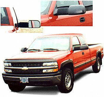 88-00 GMC C/K FULL SIZE PICKUP fullsize TOW MIRROR (PASSENGER SIDE = DRIVER SIDE) TRUCK, Power w/turn signal,Converts stock manual mirrors to power, One Set (LH & RH), extends up 21 out. Except w/Win Mirrors Parts Train C470909S-gmc-ck