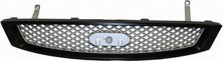 05 FORD FOCUS GRILLE, Painted-Black (2005 05) F070143 5S4Z8200BAC Bumper Covers Parts Train F070143-ford-focu