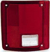 73-91 GMC SUBURBAN TAIL LIGHT LENS LH (DRIVER SIDE) SUV, Without Chrome Trim (1973 73 1974 74 1975 75 1976 76 1977 77 1978 78 1979 79 1980 80 1981 81 1982 82 1983 83 1984 84 1985 85 1986 86 1987 87 19 Chrome Trim & Accessories Parts Train 11-1283-02-gmc-subu