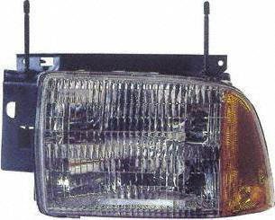 94-97 CHEVY CHEVROLET S10 PICKUP s-10 HEADLIGHT LH (DRIVER SIDE) TRUCK, Composite Type (1994 94 1995 95 1996 96 1997 97) 20-5092-00 16525161 Headlight Bulbs Parts Train 20-5092-00-chev-s10