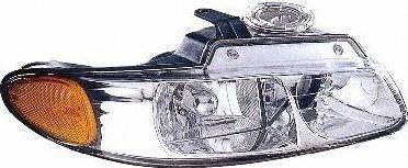 00 CHRYSLER TOWN & COUNTRY VAN HEADLIGHT RH (PASSENGER SIDE) VAN, With Quad Lamps (2000 00) 20-5241-90 4857150AD Headlight Bulbs Parts Train 20-5241-90-chry-town