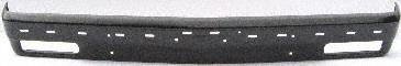 82-90 GMC S15 PICKUP s-15 FRONT BUMPER BLACK TRUCK, With Molding Holes (1982 82 1983 83 1984 84 1985 85 1986 86 1987 87 1988 88 1989 89 1990 90) 6933 14033617 Bumpers Parts Train 6933-gmc-s15