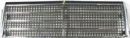 81-82 PLYMOUTH RELIANT GRILLE, Chrome (1981 81 1982 82) 7161-1 4293224 Bumper Covers Parts Train 7161-1-plym-reli