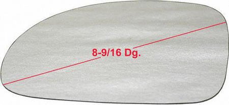 00-05 BUICK LE SABRE lesabre MIRROR GLASS LH (DRIVER SIDE), (8-9/16Dg.) (2000 00 2001 01 2002 02 2003 03 2004 04 2005 05) B471202 12482400 RV Parts & Accessories Parts Train B471202-buic-les