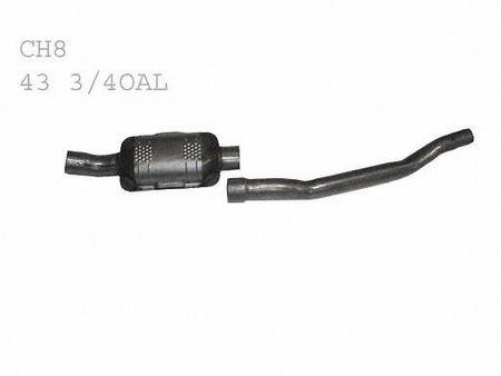 82-83 CHRYSLER FIFTH AVENUE CATALYTIC CONVERTER, DIRECT FIT, 6 Cyl, 3.7L,REAR UNIT - W/O AIR TUBE (1982 82 1983 83) CC-20008 Converter Air Tubes Parts Train CC-20008-chry-fift