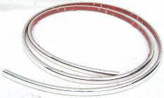 85-89 PLYMOUTH RELIANT REAR BUMPER MOLDING, Chrome, Center (1985 85 1986 86 1987 87 1988 88 1989 89) ECD-019 4334077 Bumper Parts Train ECD-019-plym-reli