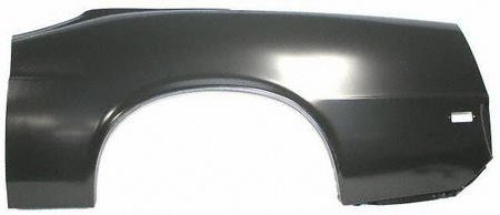 70 FORD MUSTANG QUARTER PANEL LH (DRIVER SIDE), Skin only Coupe & Convertible (1970 70) F00550128 1667045L Quarter Panels Parts Train F00550128-ford-must