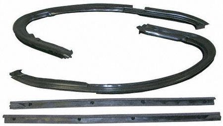 73-80 GMC FULL SIZE PICKUP fullsize FRONT DOOR WEATHERSTRIP SET TRUCK, Vent Seal Kit - (2 Post Seals + 2 Glass Seals), Do-It-Yourself (1973 73 1974 74 1975 75 1976 76 1977 77 1978 78 1979 79 1980 80) Weather Stripping Parts Train C450710-gmc-full