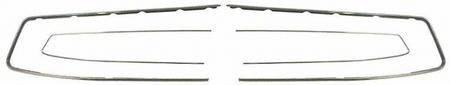 65-66 FORD MUSTANG FRONT DOOR MOLDING, Pony Moldings (1 Set) (1965 65 1966 66) F00462001 C5ZZ6520971 Door Parts Train F00462001-ford-must