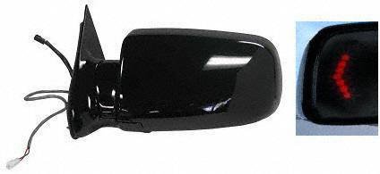95-99 CHEVY CHEVROLET TAHOE MIRROR (PASSENGER SIDE = DRIVER SIDE) SUV, Power / Non-Heated, w/Signal in Glass, 1 Pair: RH and LH Each kit will contain a left-hand right-hand Signal Mirror, wiring harne Mirrors Parts Train GM24ERL-S-chev-taho