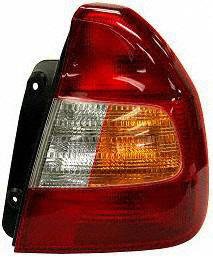 00-02 HYUNDAI ACCENT TAIL LIGHT RH (PASSENGER SIDE), Assy, Sedan (2000 00 2001 01 2002 02) H730119 9240225000 Tail Light Assemblies Parts Train H730119-hyun-acce