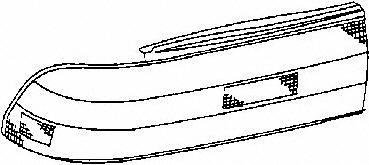 04 LEXUS IS300 is-300 TAIL LIGHT LH (DRIVER SIDE), On Body, w/o Sport Pkg., Sedan (2004 04) L730108 8156053100B0 Tail Light Assemblies Parts Train L730108-lexu-is30