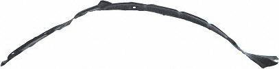 88-95 ISUZU PICKUP FRONT SPLASH SHIELD RH (PASSENGER SIDE) TRUCK, W/O SIDE MOLD., WIDE TIRES; FENDER LINER (1988 88 1989 89 1990 90 1991 91 1992 92 1993 93 1994 94 1995 95) I222105 8971294160 Fenders Parts Train I222105-isuz-pick