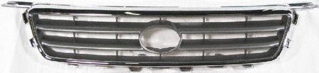 00-01 TOYOTA CAMRY GRILLE, Chrome, Painted (2000 00 2001 01) TY4007 53111AA020 Bumper Covers Parts Train TY4007-toyo-camr