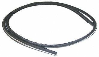 93-97 MAZDA 626 FRONT GLASS WEATHERSTRIP, Windshield Molding, Upper/Side, Black/Chrome (1993 93 1994 94 1995 95 1996 96 1997 97) M451702 GAYN506AXD Weather Stripping Parts Train M451702-mazd-626