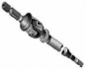 86-92 JEEP COMANCHE AXLE TRUCK, RH, Dana 30 Front Axle, w/ Disc Brakes, Inner U-Joint Type, AWD (1986 86 1987 87 1988 88 1989 89 1990 90 1991 91 1992 92) J507115 4874302 Axles Parts Train J507115-jeep-coma