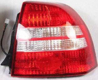 00-01 KIA SPECTRA TAIL LIGHT RH (PASSENGER SIDE), Hatchback (2000 00 2001 01) K730113 0K2DJ51150A Tail Light Assemblies Parts Train K730113-kia-spec