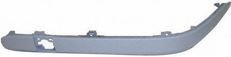 02-04 MERCEDES BENZ C32 c-32 FRONT BUMPER MOLDING RH (PASSENGER SIDE), primed gray, w/o hole, Parktronic, Avantgarde Pkg, Elegance (203) Chassis (2002 02 2003 03 2004 04) M016111 2038852221 Bumper Parts Train M016111-merc-c32