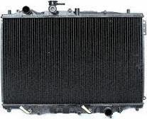 88-92 MAZDA 626 RADIATOR, 4cyl; 2.2L; 133c.i. (1988 88 1989 89 1990 90 1991 91 1992 92) P248 F20215200D Radiators Parts Train P248-mazd-626