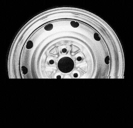 95-02 DODGE NEON STEEL WHEEL RH (PASSENGER SIDE) RIM 14 INCH, Diameter 14, Width 5.5 (5 STUD), BLACK (1995 95 1996 96 1997 97 1998 98 1999 99 2000 00 2001 01 2002 02) STL02053U45R Wheel Studs Parts Train STL02053U45R-dodg-neon