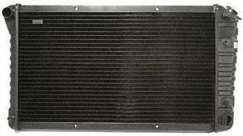 72-77 PONTIAC GRAND PRIX RADIATOR, 8cyl; 5.7L, 6.6L, 7.5L 3-1/2 Header - 4-Row (1972 72 1973 73 1974 74 1975 75 1976 76 1977 77) P365 3023777 Engine Cooling & Climate Control Parts Train P365-pont-gran