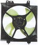 02-04 SUBARU LEGACY A/C CONDENSER FAN SHROUD ASSEMBLY, 4 Cyl (2002 02 2003 03 2004 04) S190911 73313AE00A+ Refrigerants Parts Train S190911-suba-lega