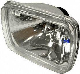 84-85 PONTIAC FIERO CLEAR HEADLIGHT, Lamps are designed and styled to be unique from the rest 7X6 Lens, With signal lamp inside (1984 84 1985 85) UN9901CHL1 Lenses Parts Train UN9901CHL1-pont-fier