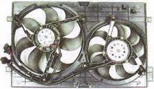 00-05 AUDI TT RADIATOR FAN SHROUD ASSEMBLY, 180HP, w/ A/C (2000 00 2001 01 2002 02 2003 03 2004 04 2005 05) V160915 1J0121205BB41+ Engine Cooling & Climate Control Parts Train V160915-audi-tt