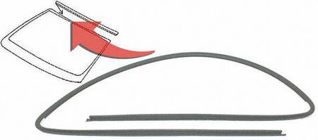 WEATHERSTRIP bmw 323IS 323-is 98-99 323I 323-i 325I 325-i 92-95 325IC 325-ic 92-93 328I 328-i 96-99 318I 318-i 94-97 328IS 328-is 318TI 318-ti 95-99 325IS 325-is 318IS 318-is 92-97 front glass Weather Stripping Parts Train B451702