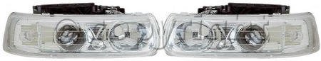CLEAR HEADLIGHT chevy chevrolet SUBURBAN 00-05 TAHOE 00-04 SILVERADO PICKUP 99-02 head Lenses Parts Train CF9902PHLC