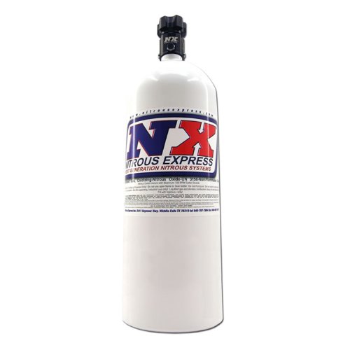 Nitrous Express 11150 Nitrous Bottle with Standard L45 Valve - 15 lbs. Fuel System Nitrous Express 11150