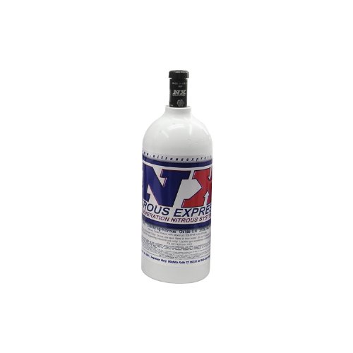 Nitrous Express 11025 Nitrous Bottle with Motorcycle Valve - 2.5 lbs. Fuel System Nitrous Express 11025