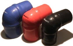 Turbohoses B21490 BLACK Silicone 90 Degree Elbows Intercooler Hoses Intercooler Parts TurboHoses B21490 BLACK