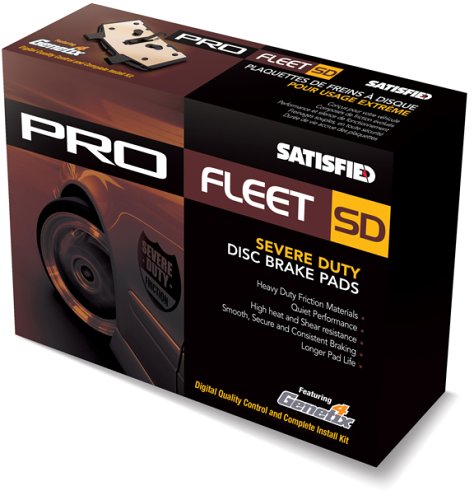 Satisfied Brake Products FL508 Rear Severe Duty Pads Brake Pads Satisfied FL508