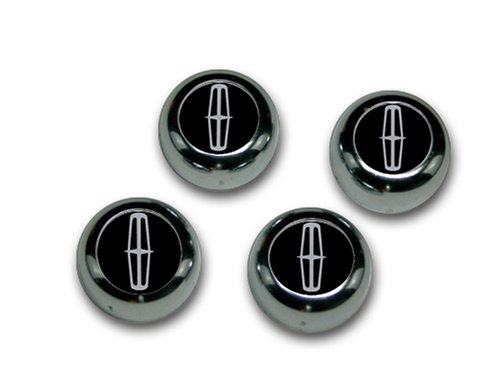 Lincoln-Black ABS Chrome Snap Caps Valve Stems & Caps TVG LPC066