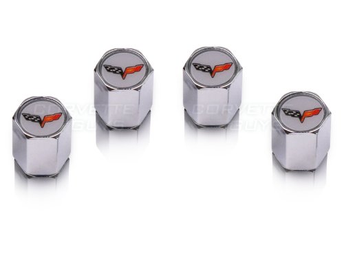Corvette C6 Valve Cap Set Valve Stems & Caps TVG CSC583