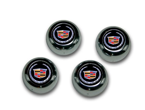 Cadillac ABS Chrome Snap Caps Valve Stems & Caps TVG LPC018