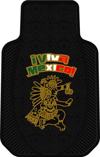 Viva Mexico Universal-Fit Molded Front Floor Mat - Set of 2 Universal Fit Plasticolor 001371R01