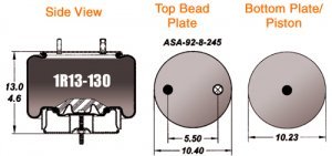 Air Springs Goodyear 1R13130