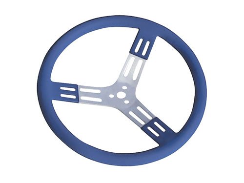 Longacre 56813 17 Aluminum - Blue W/ Natural Spokes And Smooth Grip Tire Repair Tools Longacre 56813