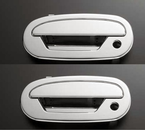 All Sales 500C Chrome Billet Aluminum Door Handle and Bucket Kit Body All Sales 500C