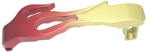 All Sales 971RO Anodized Billet Aluminum Flame Door Handles - Set of 2 Body All Sales 971RO