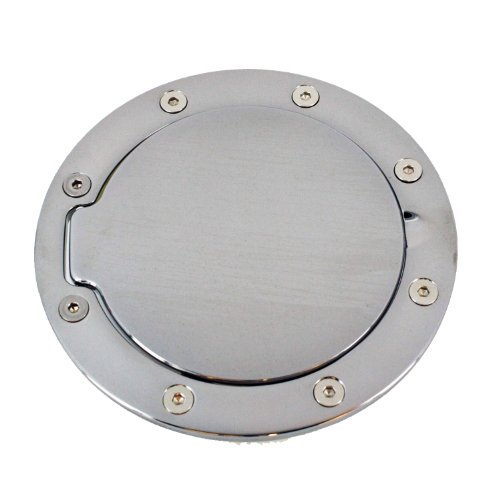 All Sales 6044BC Brushed Chrome Billet Aluminum Fuel Door Fuel System All Sales 6044BC