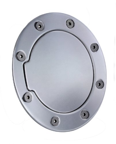 All Sales 6093BC Brushed Chrome Billet Aluminum Fuel Door Fuel System All Sales 6093BC