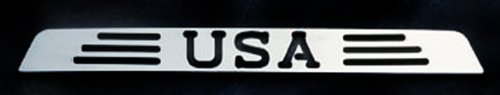 All Sales 11404P Polished Billet Aluminum Third Brake Light Cover - USA Logo Exterior Accessories All Sales 11404P