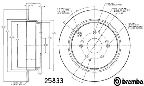 Rotors Brembo 25833