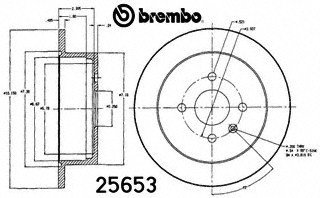 Rotors Brembo 25653