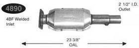Catco 4890 Direct Fit Converter Catalytic Converters Catco 4890