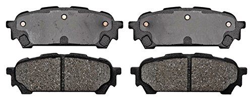 ACDelco 17D1004 Professional Organic Rear Disc Brake Pad Set Brake Pads ACDelco 17D1004